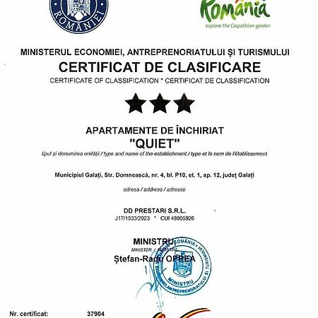 Apartament Quiet Galaţi Εξωτερικό φωτογραφία